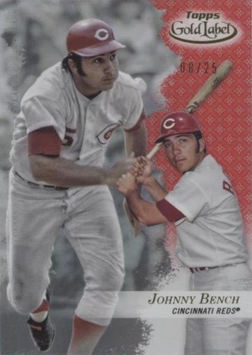 2017 Topps Gold Label - Johnny Bench #36