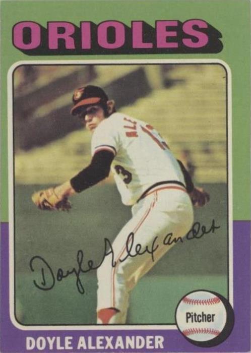 Topps Mini 1975 - Doyle Alexander #491