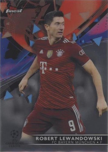 2021-22 Topps Finest UCL Robert Lewandowski #62