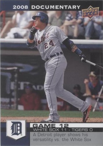 2008 Upper Deck Documentary - Miguel Cabrera #402