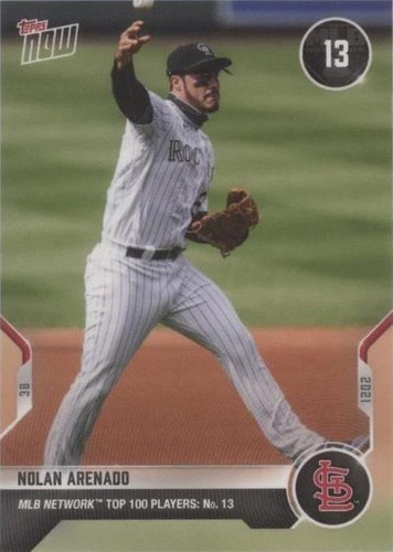 2021 Topps Now MLB Network Top 100 Players - Nolan Arenado #T-13