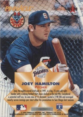 1995 Pinnacle - Joey Hamilton #US 20