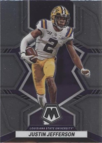 2023 Panini Mosaic Draft Picks Justin Jefferson #65