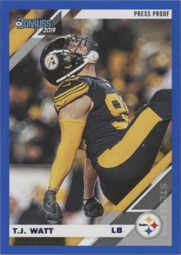 2019 Panini Donruss T.J. Watt #216 V