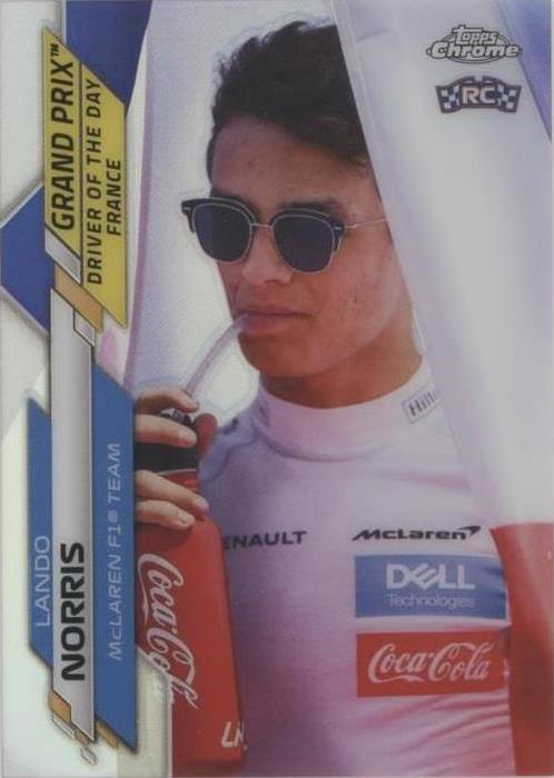 2020 Topps Chrome Formula 1 - Grand Prix Driver of the Day Refractor #161 Lando Norris (RC)