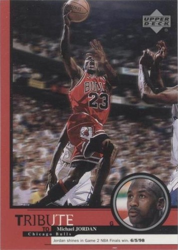 1998/99 UPPER DECK TRIBUTE TO JORDAN NBA BASKETBALL LUNCH