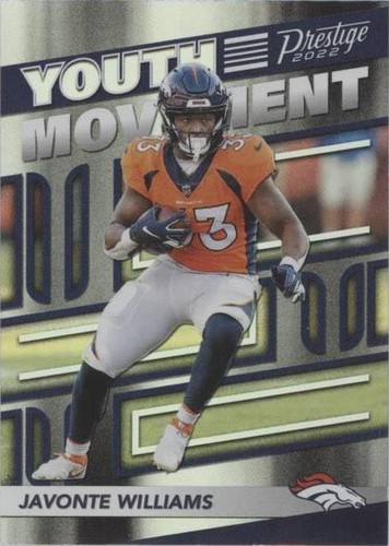 2022 Panini Prestige Javonte Williams #YM-10