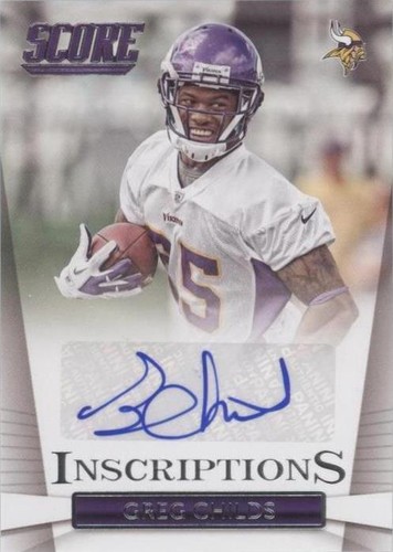2014 Score Greg Childs #I-GC
