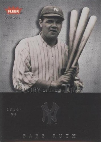 2004 Fleer Greats of the Game - Babe Ruth #18 GOT