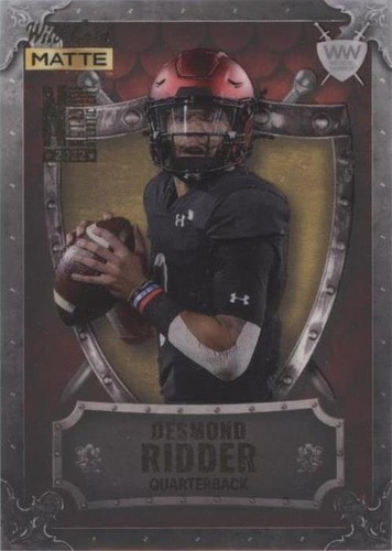 2022 Wild Card MATTE National Convention Desmond Ridder #WWN-10