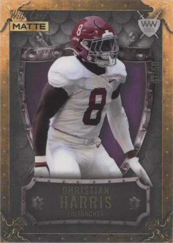 2022 Wild Card MATTE Christian Harris #WW-8