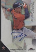 2015 Topps Finest - George Springer #FA-GSR