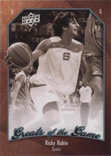 2009-10 Upper Deck Greats of the Game - Ricky Rubio #44