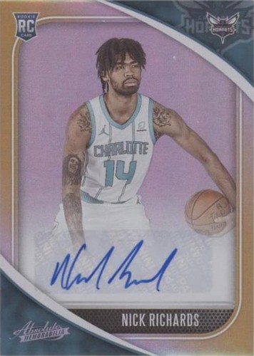 2020-21 Panini Absolute Memorabilia - Nick Richards #RA-NRI