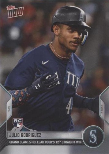 2022 Topps Now - Julio Rodriguez #535