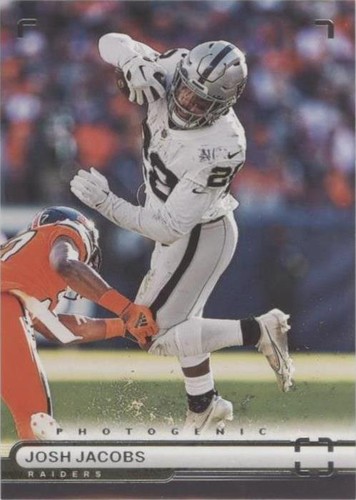 2020 Panini Chronicles Teal Josh Jacobs Las Vegas Raiders