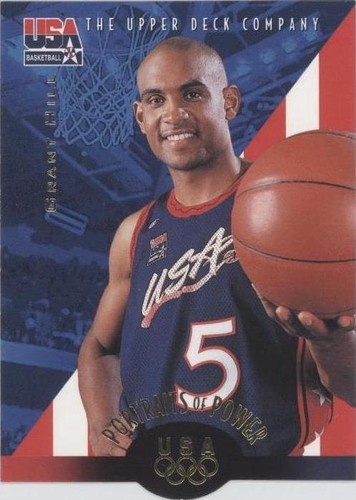 1996 Upper Deck USA Basketball Deluxe Gold Edition - Grant Hill #50