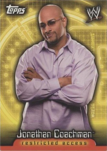 2006 Topps WWE Insider Restricted Access - Jonathan Coachman #10