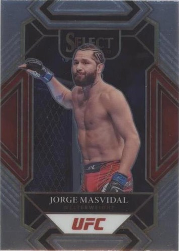 2022 Panini Select UFC Jorge Masvidal #368 Mezzanine Level Silver