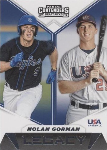 2019 Panini Contenders Draft Picks - Nolan Gorman #7