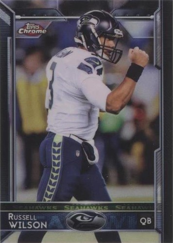 2015 Topps Chrome Russell Wilson #15