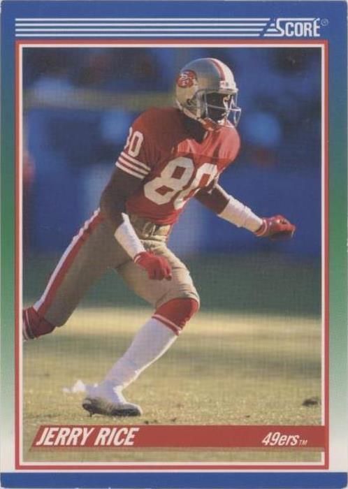 1990 Score 100 Hottest Players Jerry Rice #100