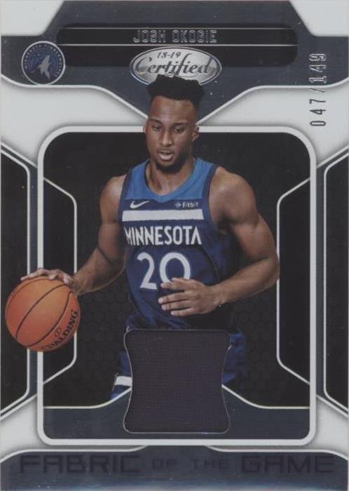 2018-19 Panini Certified - Josh Okogie #FG-JO