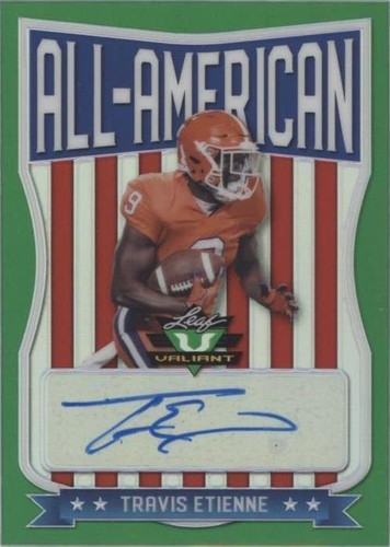 2021 Leaf Valiant Travis Etienne #AA-TE1
