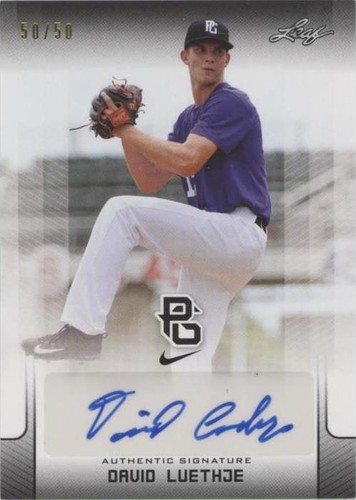 2017 Leaf Perfect Game National Showcase - David Luethje #BA-DL1