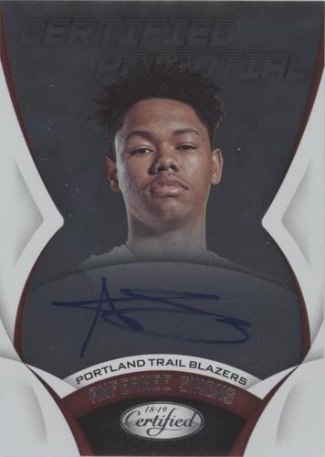 その他 Anfernee Simons RC auto Anfernee Simons Auto Pre Proof 1/1 Encased Leaf Metal RC