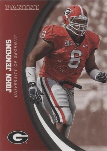 2015 Panini Georgia Bulldogs John Jenkins #35