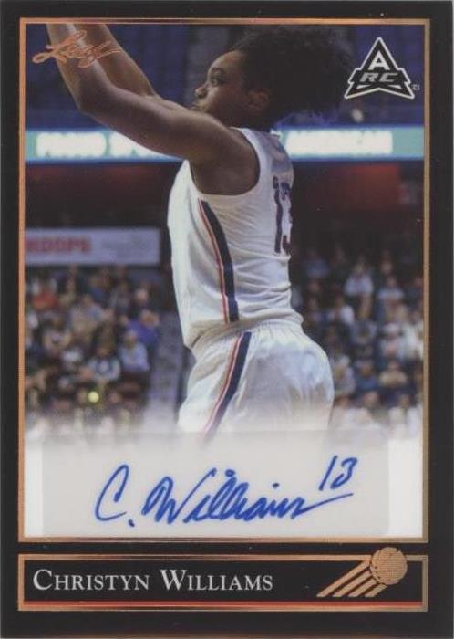 2021-22 Leaf Memories - Christyn Williams #BG-CW1