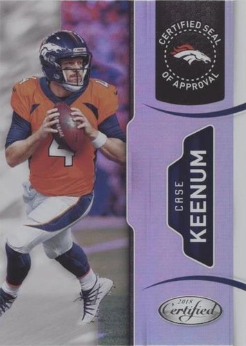 2018 Panini Certified Case Keenum #32