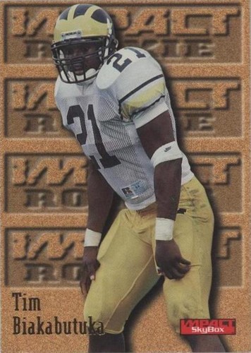 1996 Skybox Impact Tim Biakabutuka #152