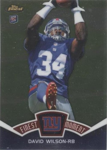 2012 Topps Finest David Wilson #FM-DW