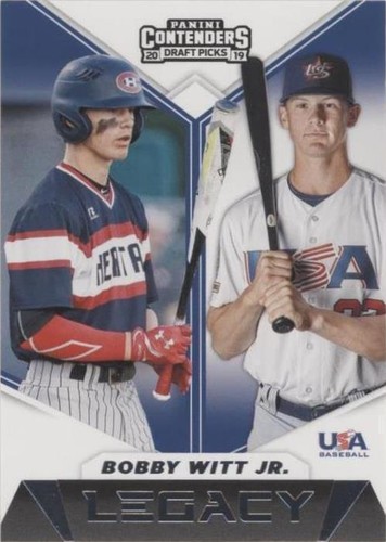 2019 Panini Contenders Draft Picks - Bobby Witt Jr. #1