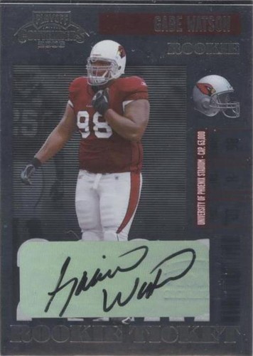2006 Playoff Contenders Gabe Watson #193
