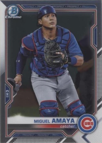 2020 Bowman Chrome Prospect Miguel Amaya #BCP-136 Chicago