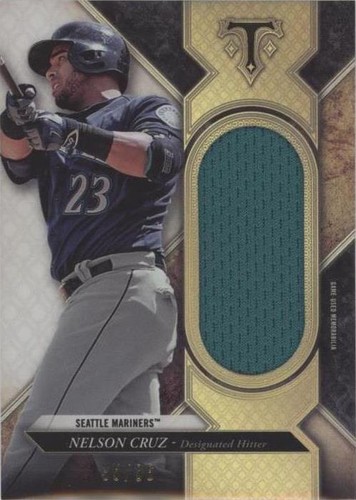 2017 Topps Triple Threads - Nelson Cruz #SJR-NC