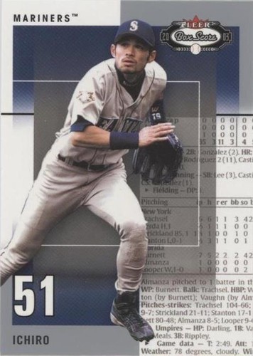 2003 Fleer Box Score - Ichiro Suzuki #71