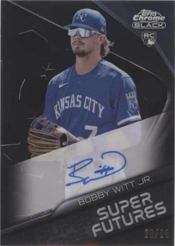 2022 Topps Chrome Black - Bobby Witt Jr. #SFA-BWJ