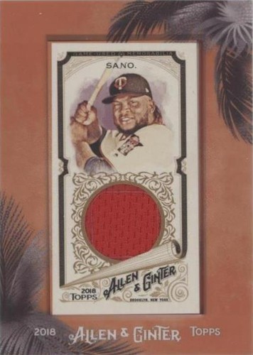 2018 Topps Allen & Ginter - Miguel Sanó #MFR-MS