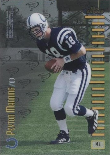 1998 Topps Finest Brett Favre Peyton Manning #M2