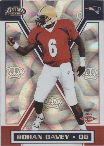 2002 Pacific Exclusive Rohan Davey #100