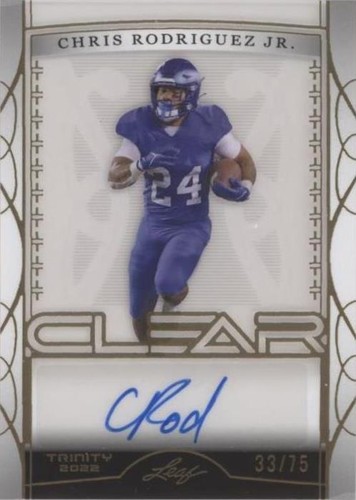 2022 Leaf Trinity Chris Rodriguez Jr. #CA-CRJ