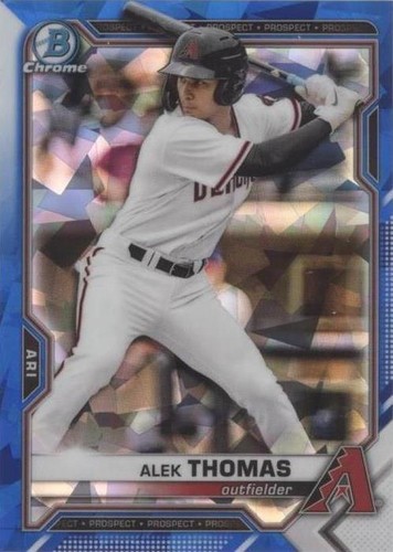2021 Bowman Chrome Draft Sapphire Edition - Alek Thomas #BDC-105