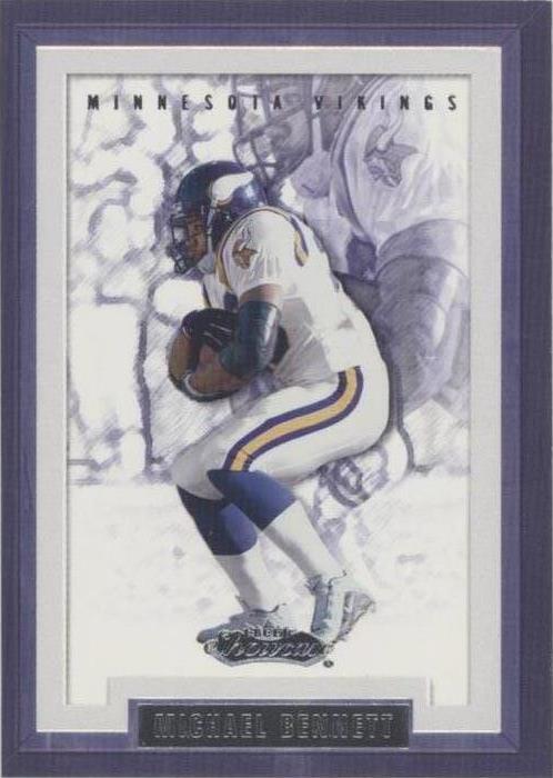 2002 Fleer Showcase Michael Bennett #87