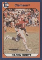 1990 Collegiate Collection Clemson Tigers Randy Scott #129
