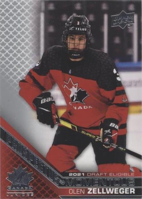 2022 Upper Deck Team Canada Juniors - Olen Zellweger #PM-5
