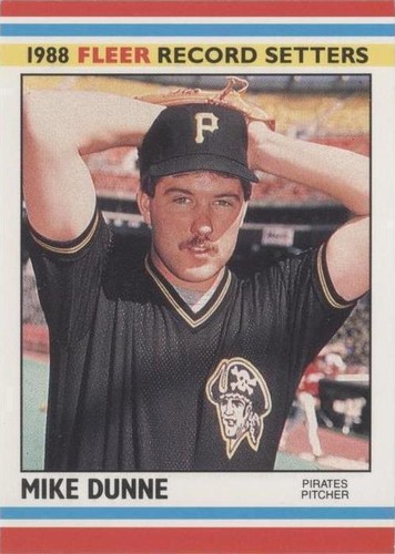 1988 Fleer Baseball Record Setters - Mike Dunne #11